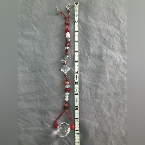 Crystal and glass suncatcher - Picture 7 of 9